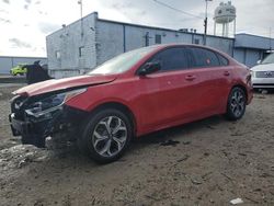 Salvage cars for sale from Copart Chicago Heights, IL: 2020 KIA Forte FE