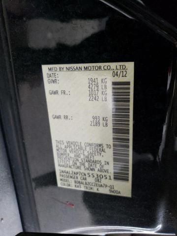 2012 Nissan Altima Base