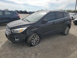 Salvage cars for sale at Indianapolis, IN auction: 2017 Ford Escape Titanium