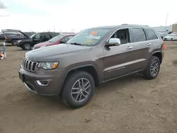 Salvage cars for sale at Brighton, CO auction: 2018 Jeep Grand Cherokee Limited