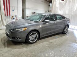 Salvage cars for sale at Leroy, NY auction: 2013 Ford Fusion Titanium