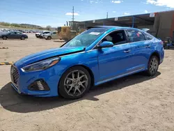 Salvage cars for sale at Colorado Springs, CO auction: 2019 Hyundai Sonata Limited Turbo