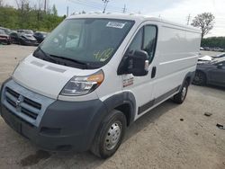 Salvage cars for sale at Bridgeton, MO auction: 2016 Dodge RAM Promaster 1500 1500 Standard