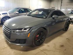 Salvage cars for sale at Franklin, WI auction: 2016 Audi TT