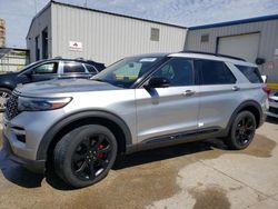 Salvage cars for sale at New Orleans, LA auction: 2021 Ford Explorer ST