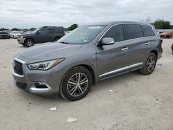 Salvage cars for sale from Copart San Antonio, TX: 2017 Infiniti QX60