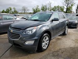 Salvage cars for sale at Bridgeton, MO auction: 2017 Chevrolet Equinox LT