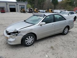 Salvage cars for sale at Mendon, MA auction: 2005 Toyota Camry LE