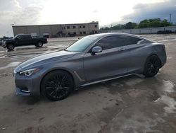 Salvage cars for sale at Wilmer, TX auction: 2017 Infiniti Q60 Premium