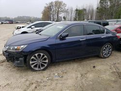 Honda Accord Sport salvage cars for sale: 2015 Honda Accord Sport