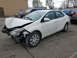 Salvage cars for sale from Copart Moraine, OH: 2014 Toyota Corolla ECO