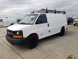 Salvage trucks for sale at Sacramento, CA auction: 2006 Chevrolet Express G3500