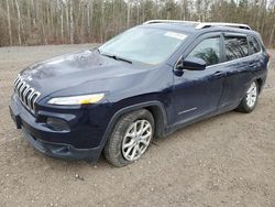 Salvage cars for sale from Copart Ontario Auction, ON: 2016 Jeep Cherokee Latitude