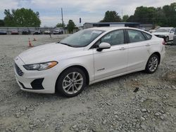 Salvage cars for sale at Mebane, NC auction: 2019 Ford Fusion SE