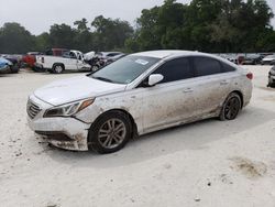 Salvage cars for sale at Ocala, FL auction: 2015 Hyundai Sonata SE