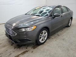 Salvage cars for sale from Copart Houston, TX: 2018 Ford Fusion SE