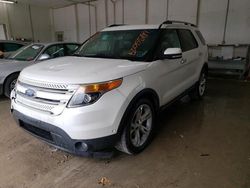 Salvage cars for sale from Copart Madisonville, TN: 2012 Ford Explorer Limited