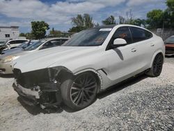 BMW X6 salvage cars for sale: 2021 BMW X6 XDRIVE40I