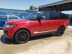 Salvage cars for sale at Riverview, FL auction: 2015 Land Rover Range Rover Supercharged