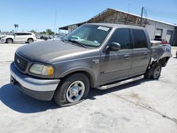 Salvage trucks for sale at Corpus Christi, TX auction: 2002 Ford F150 Supercrew