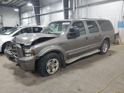 Salvage cars for sale at Ham Lake, MN auction: 2005 Ford Excursion Limited