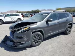 Salvage cars for sale at Las Vegas, NV auction: 2016 Jeep Cherokee Latitude