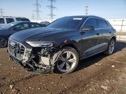 Salvage cars for sale from Copart Elgin, IL: 2019 Audi Q8 Premium Plus