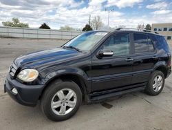 Salvage cars for sale from Copart Littleton, CO: 2005 Mercury 2005 MERCEDES-BENZ ML 350