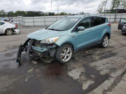 Salvage cars for sale at Dunn, NC auction: 2013 Ford Escape Titanium