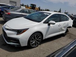 Salvage cars for sale at Rancho Cucamonga, CA auction: 2021 Toyota Corolla SE