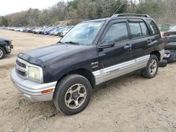 Chevrolet salvage cars for sale: 2001 Chevrolet Tracker LT