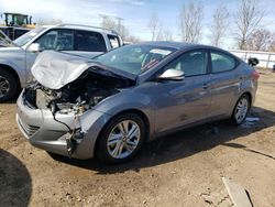 Salvage cars for sale from Copart Elgin, IL: 2013 Hyundai Elantra GLS