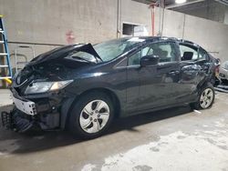 Salvage cars for sale from Copart Blaine, MN: 2015 Honda Civic LX