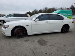 Salvage cars for sale at Brookhaven, NY auction: 2008 BMW 750 LI
