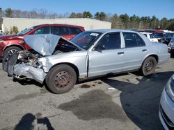 Salvage cars for sale from Copart Exeter, RI: 2008 Ford Crown Victoria Police Interceptor