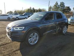 Salvage cars for sale at Denver, CO auction: 2018 Audi Q5 Premium Plus