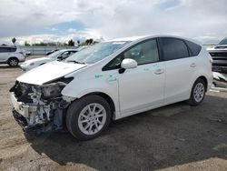 Salvage cars for sale from Copart Bakersfield, CA: 2013 Toyota Prius V