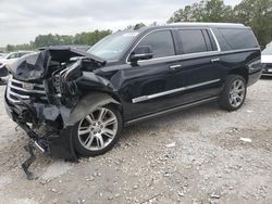 Salvage cars for sale from Copart Houston, TX: 2015 Cadillac Escalade ESV Premium