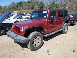 Salvage cars for sale from Copart North Billerica, MA: 2011 Jeep Wrangler Unlimited Sport