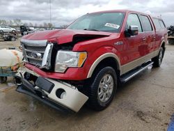 Salvage cars for sale at Pekin, IL auction: 2010 Ford F150 Supercrew