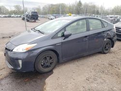 Salvage cars for sale from Copart Chalfont, PA: 2012 Toyota Prius