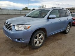 Salvage cars for sale from Copart Littleton, CO: 2008 Toyota Highlander Limited