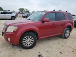 Salvage cars for sale from Copart Haslet, TX: 2010 Mercury Mariner Premier