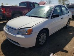 Honda Civic LX Vehiculos salvage en venta: 2001 Honda Civic LX