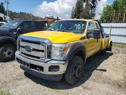 Salvage trucks for sale at Martinez, CA auction: 2015 Ford F550 Super Duty