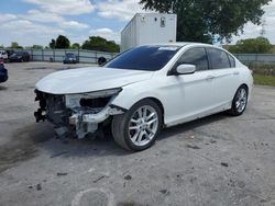 Salvage cars for sale from Copart Orlando, FL: 2017 Honda Accord Sport