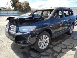 Salvage cars for sale from Copart Martinez, CA: 2008 Toyota Highlander Hybrid Limited