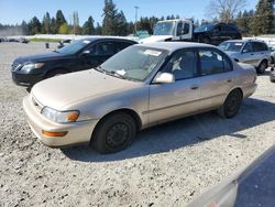Salvage cars for sale from Copart Graham, WA: 1997 Toyota Corolla DX