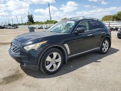 Salvage cars for sale from Copart Miami, FL: 2011 Infiniti FX35