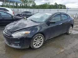Salvage cars for sale at Spartanburg, SC auction: 2013 Dodge Dart Limited